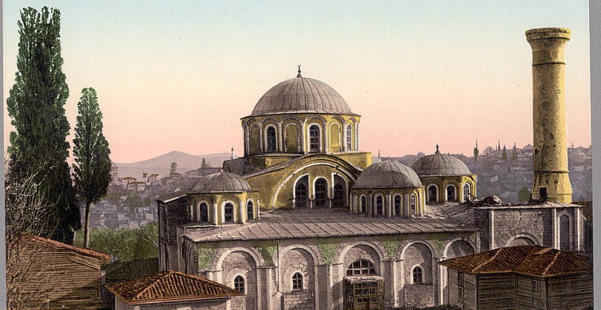 Mănăstirea Chora din Constantinopol (sec. XIV), un exemplu al măiestriei creatoare ortodoxe, în spiritul tradiţiei.